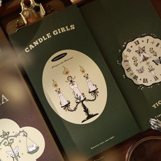 TN Regular Size Notebook - Candle Girls
