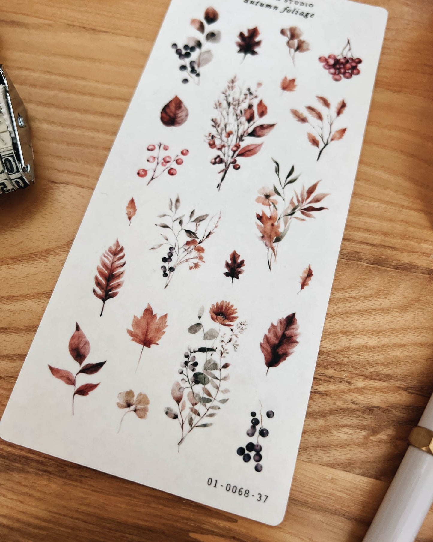 Autumn Foliage Stickers