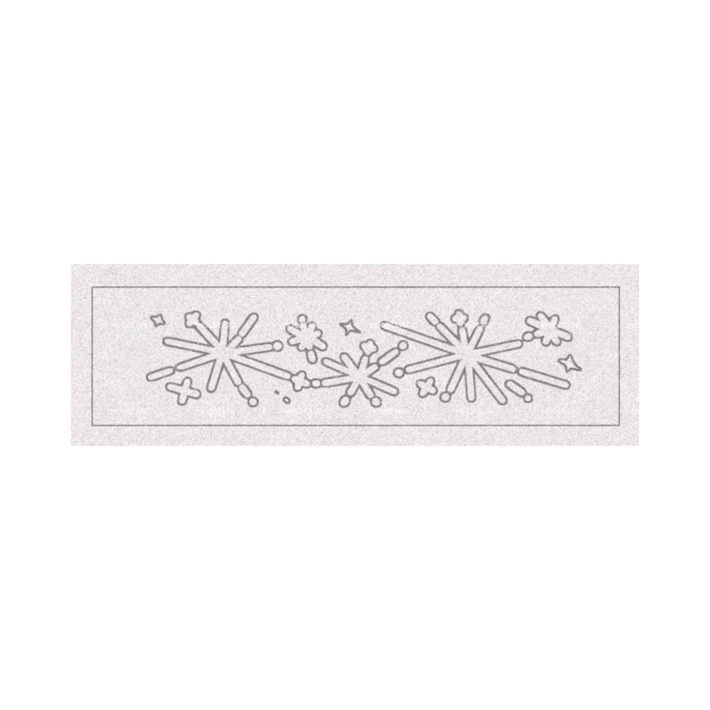Mini Wooden Stamp - Sparkle