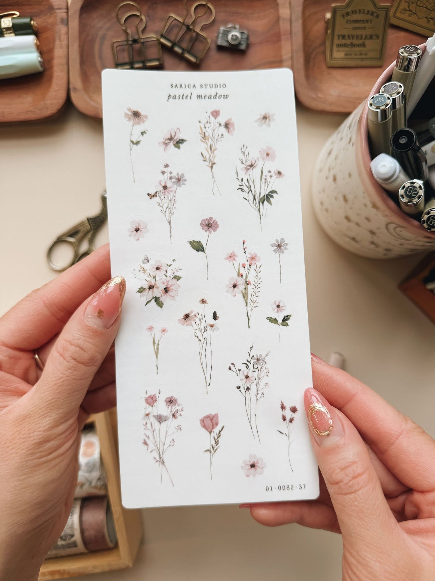 Pastel Meadow Stickers