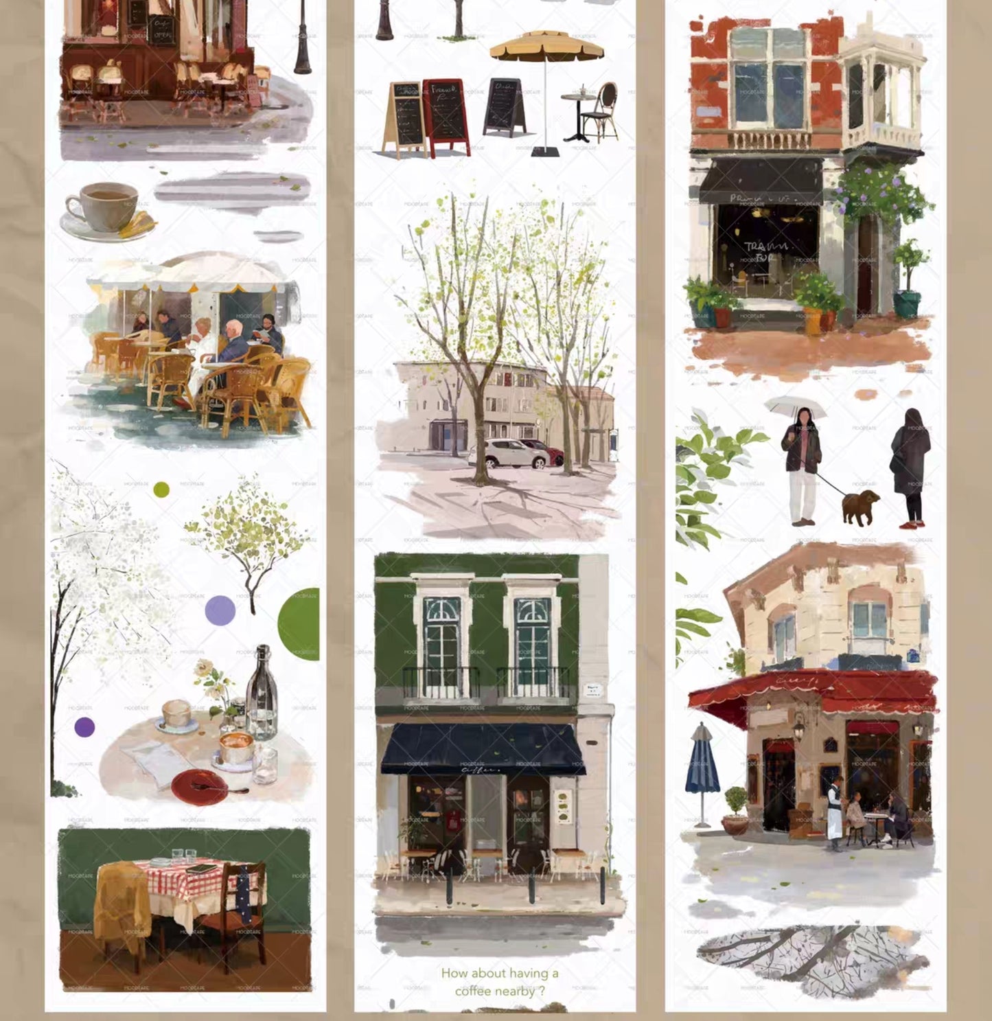 Coffee Shop Washi Tape