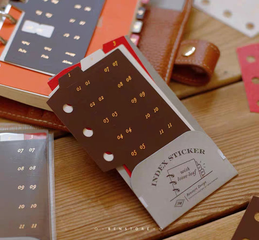 Compact Index Stickers