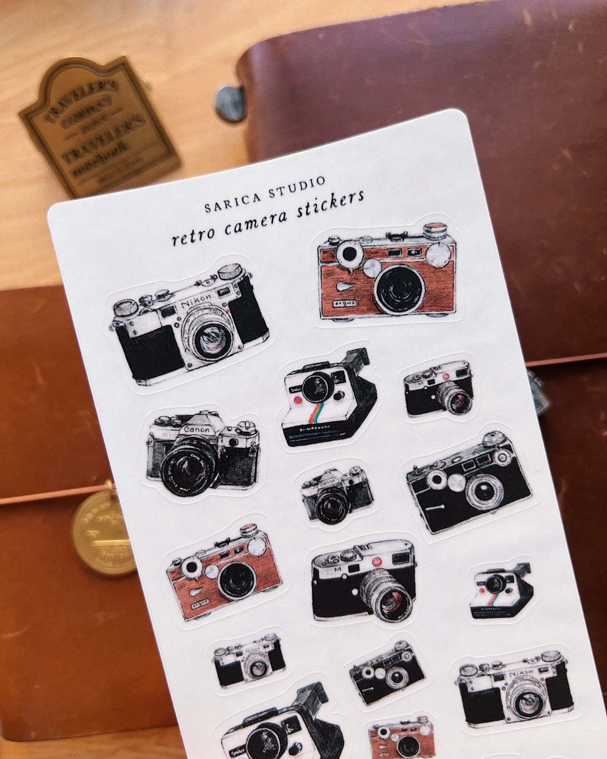 Retro Camera Detailed Sticker Retro Camera Stickers – Soe & Soe