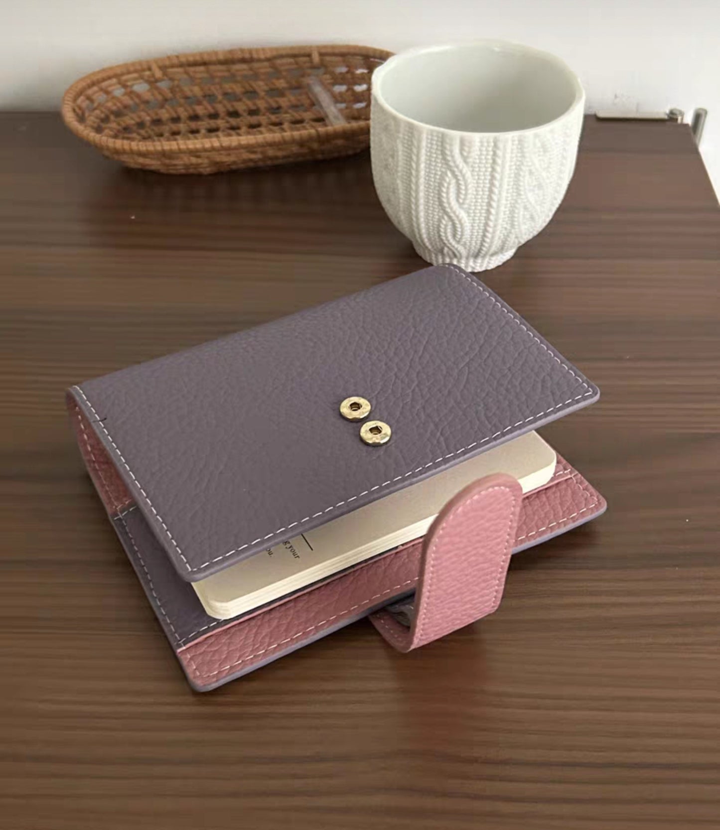 A7 / M6 Pocket Organiser - Pastel Purple & Pink