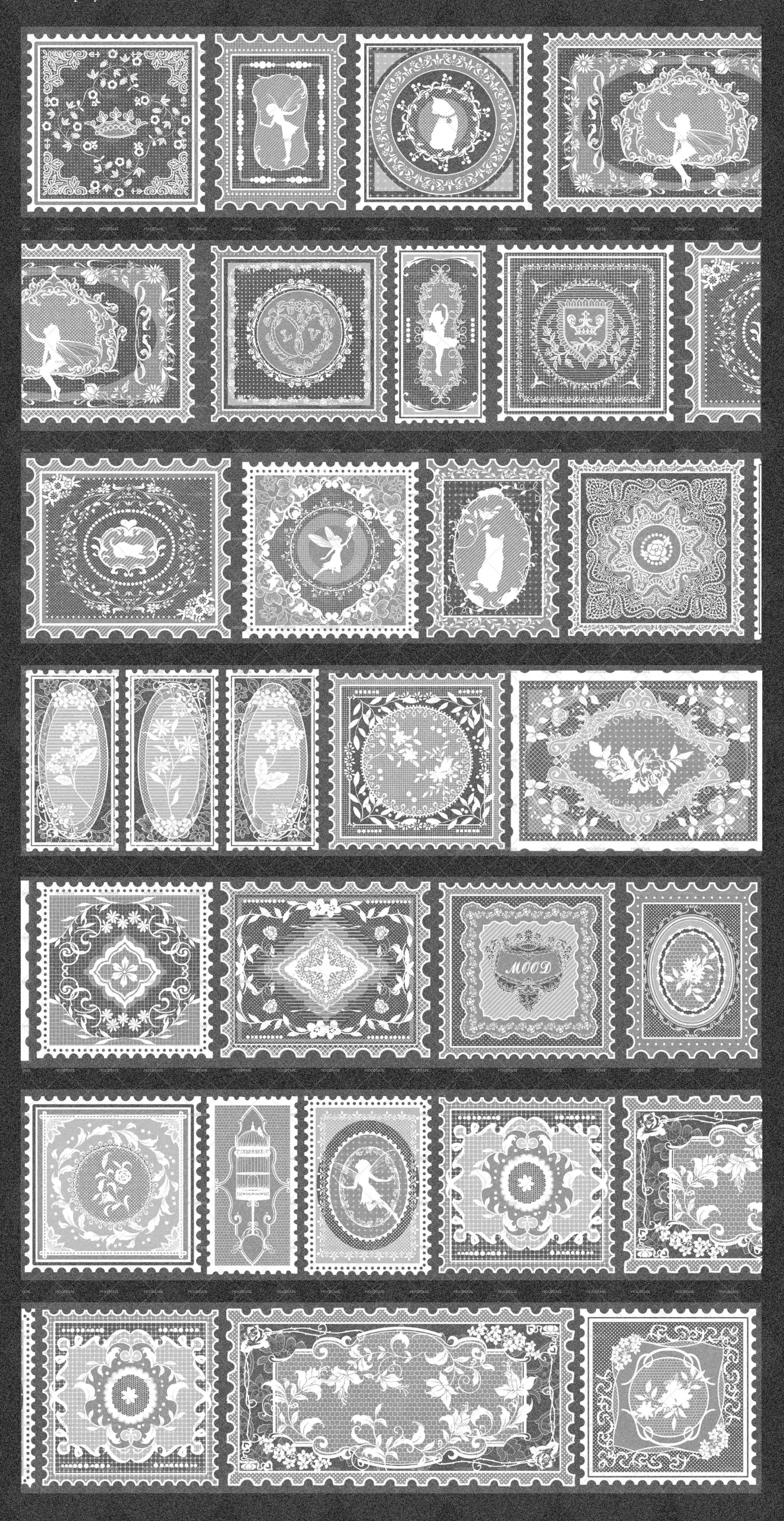 Memory Stamp Frosted PET Tape