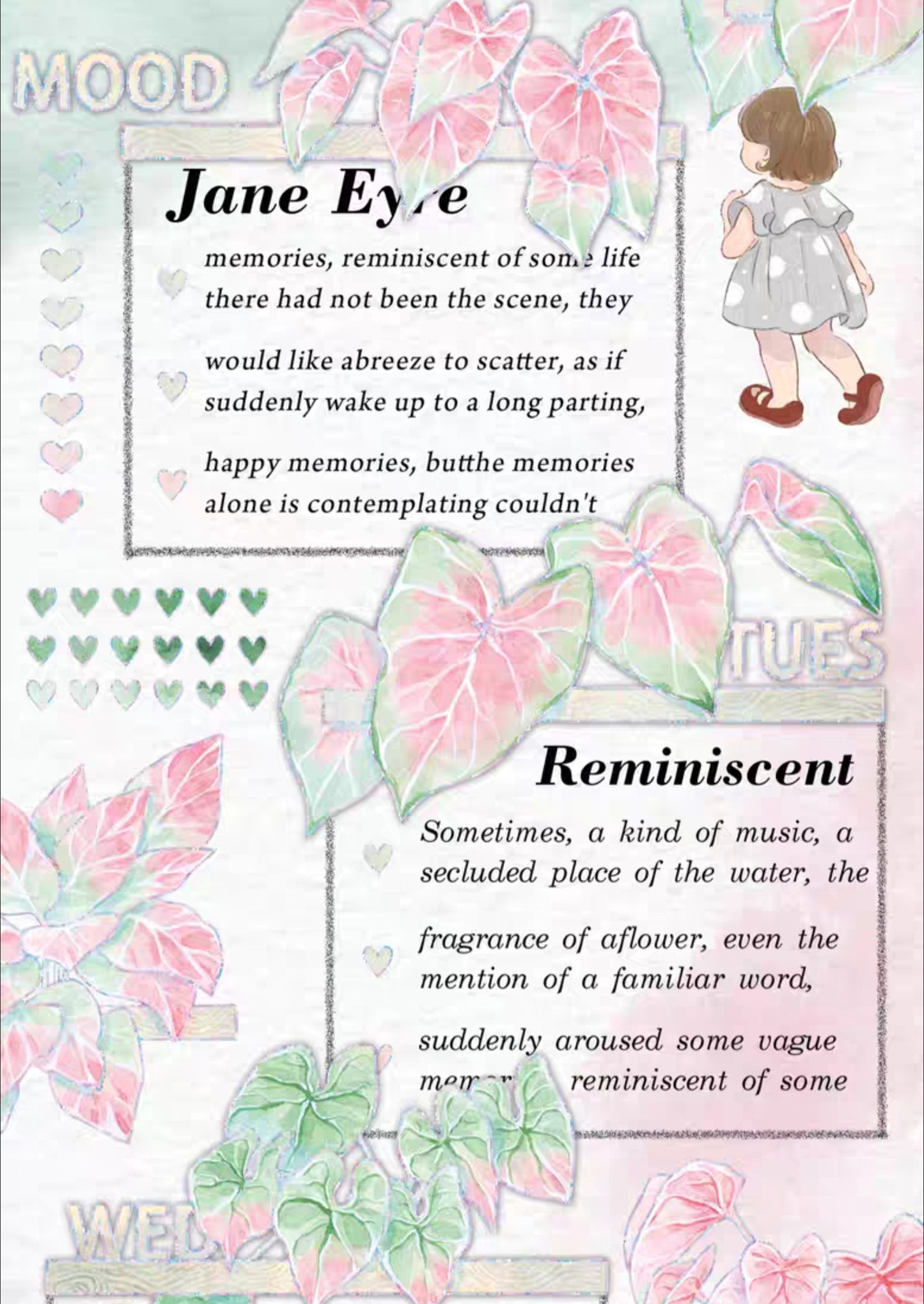 Caladiums (Angel Wings) PET Tape