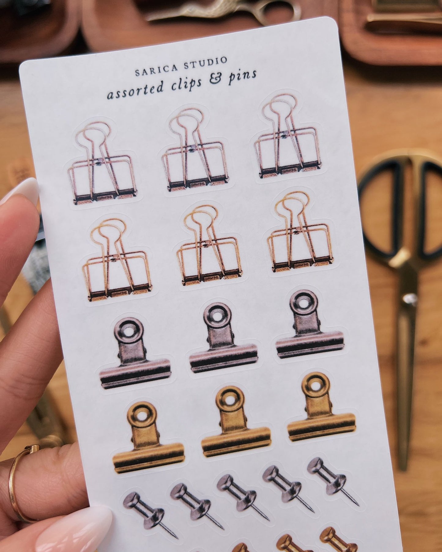 Assorted Clips & Pins Stickers – Soe & Soe
