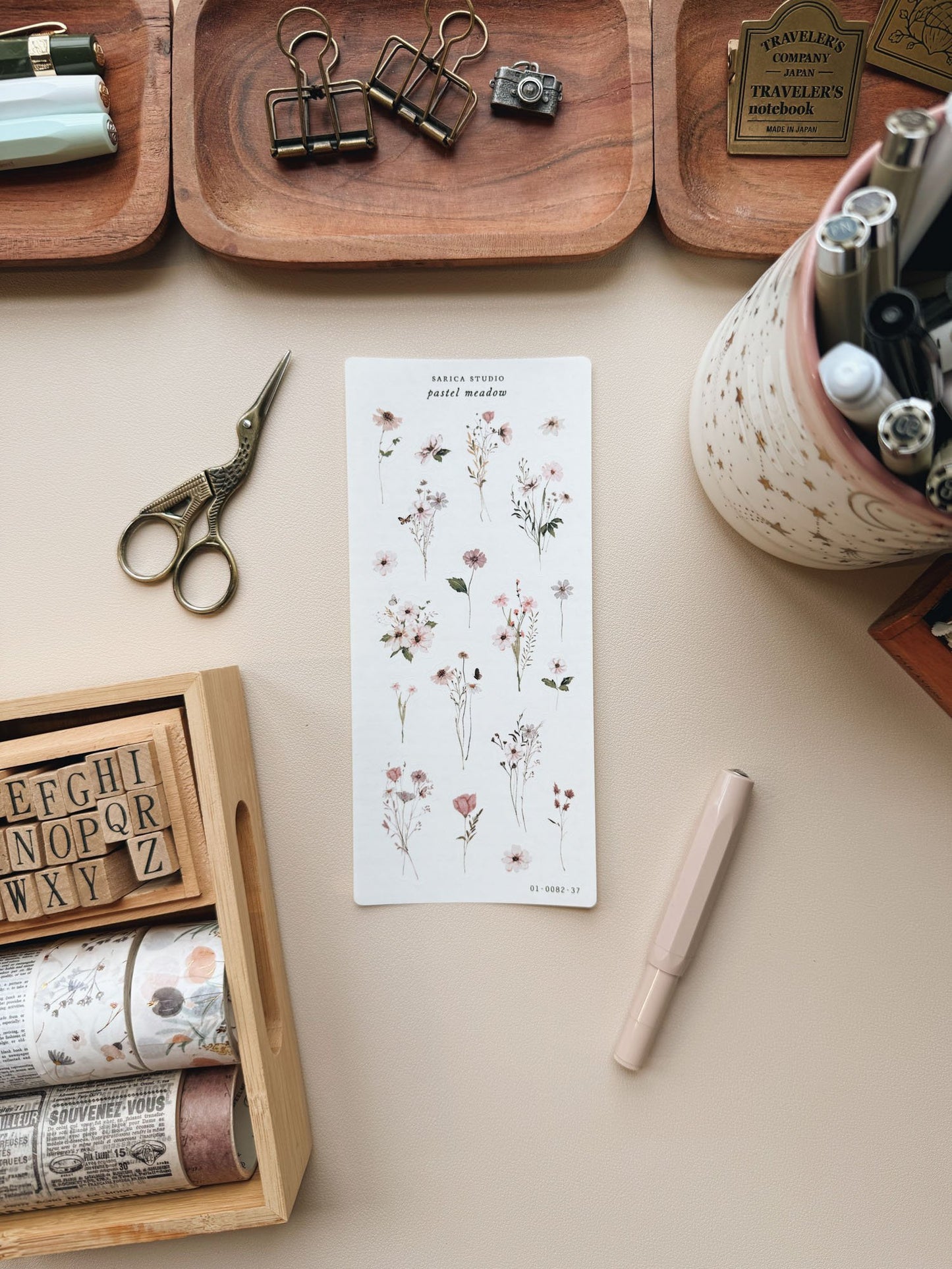 Pastel Meadow Stickers