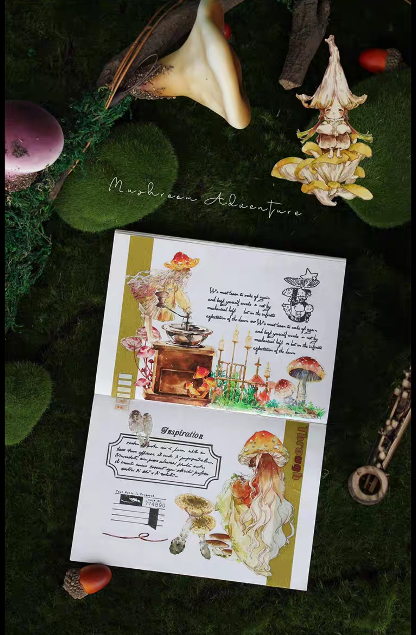 Mushroom Adventure PET Tape