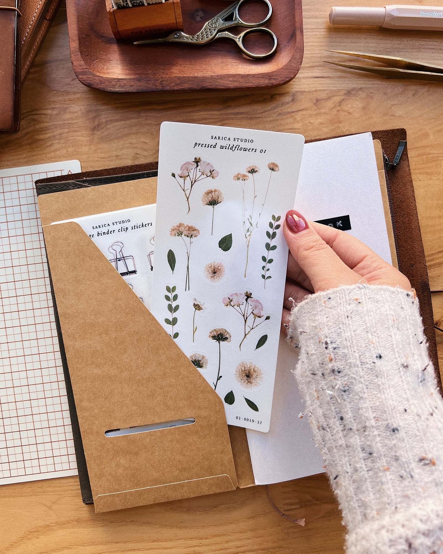 Pressed Wildflowers 01 Stickers