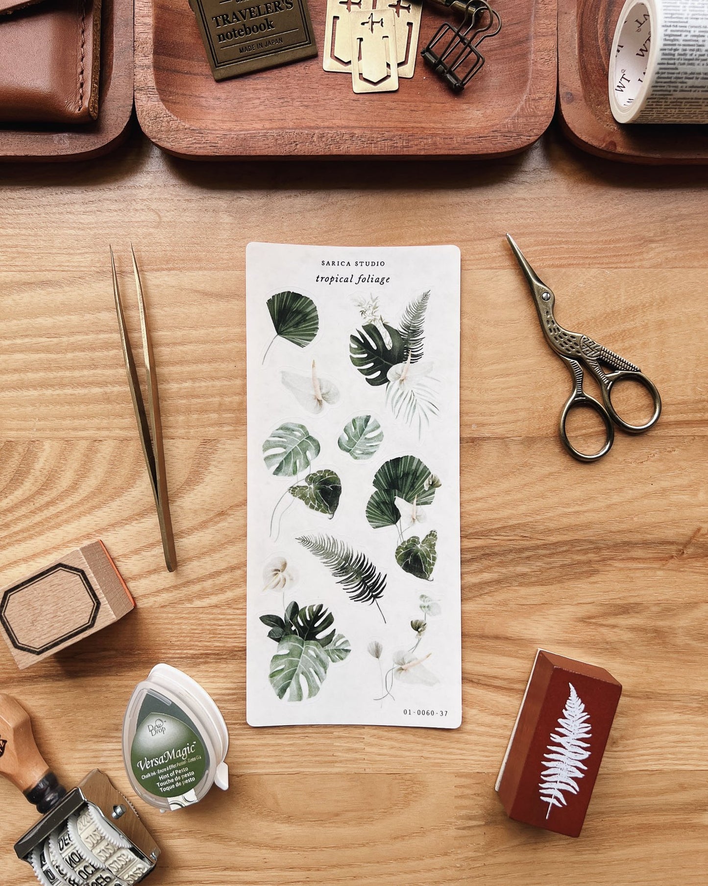 Tropical Foliage Stickers