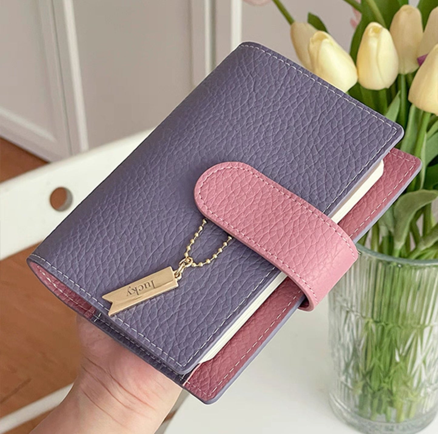 A7 / M6 Pocket Organiser - Pastel Purple & Pink