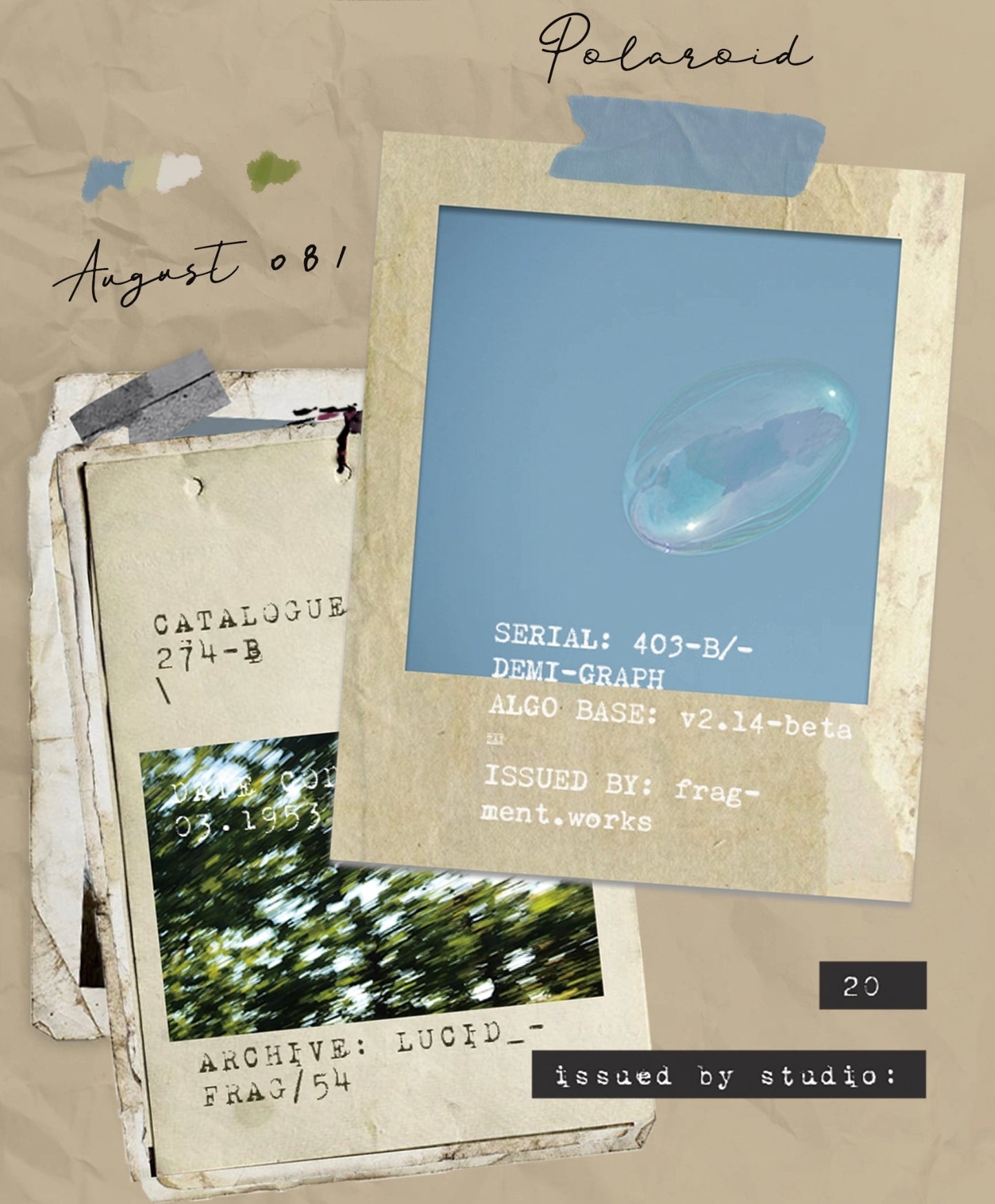 Polaroid Journal Washi Tape