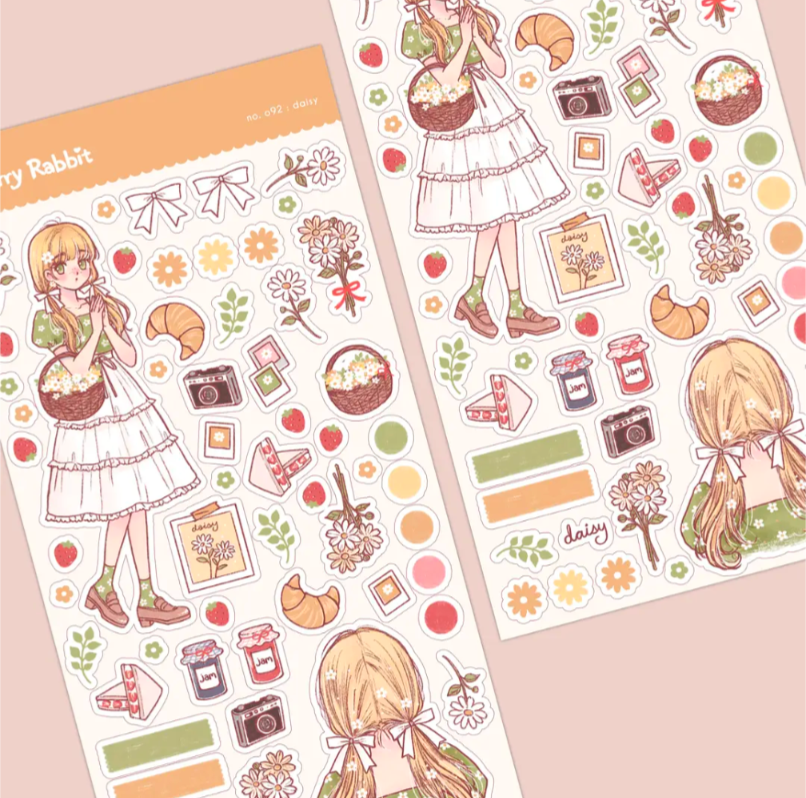 Daisy Sticker Sheet