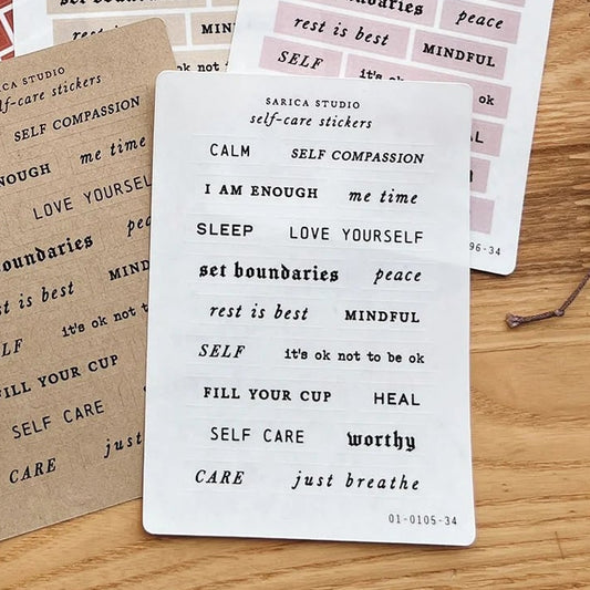 Self-care Sticker