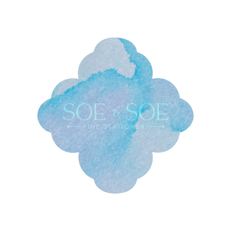 Ink Swatch with Soe & Soe Fine Stationery Logo