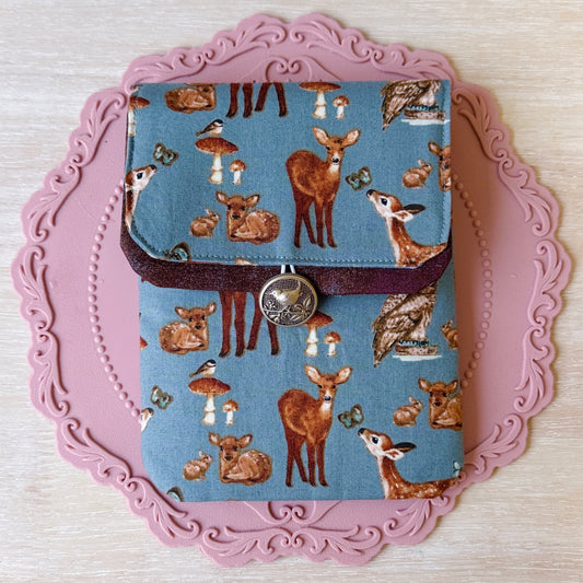 Handmade 6 Slot Enchanted Woods Pen Case