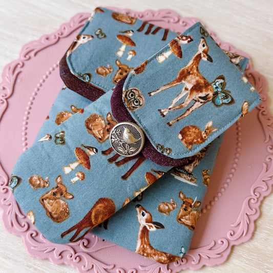 Handmade 3 Slot Enchanted Woods Pen Case