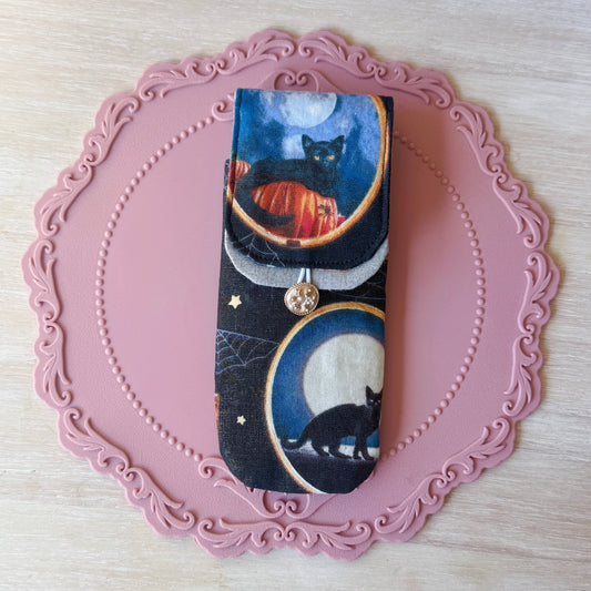 Handmade 3 Slot Midnight Familiar Pen Case