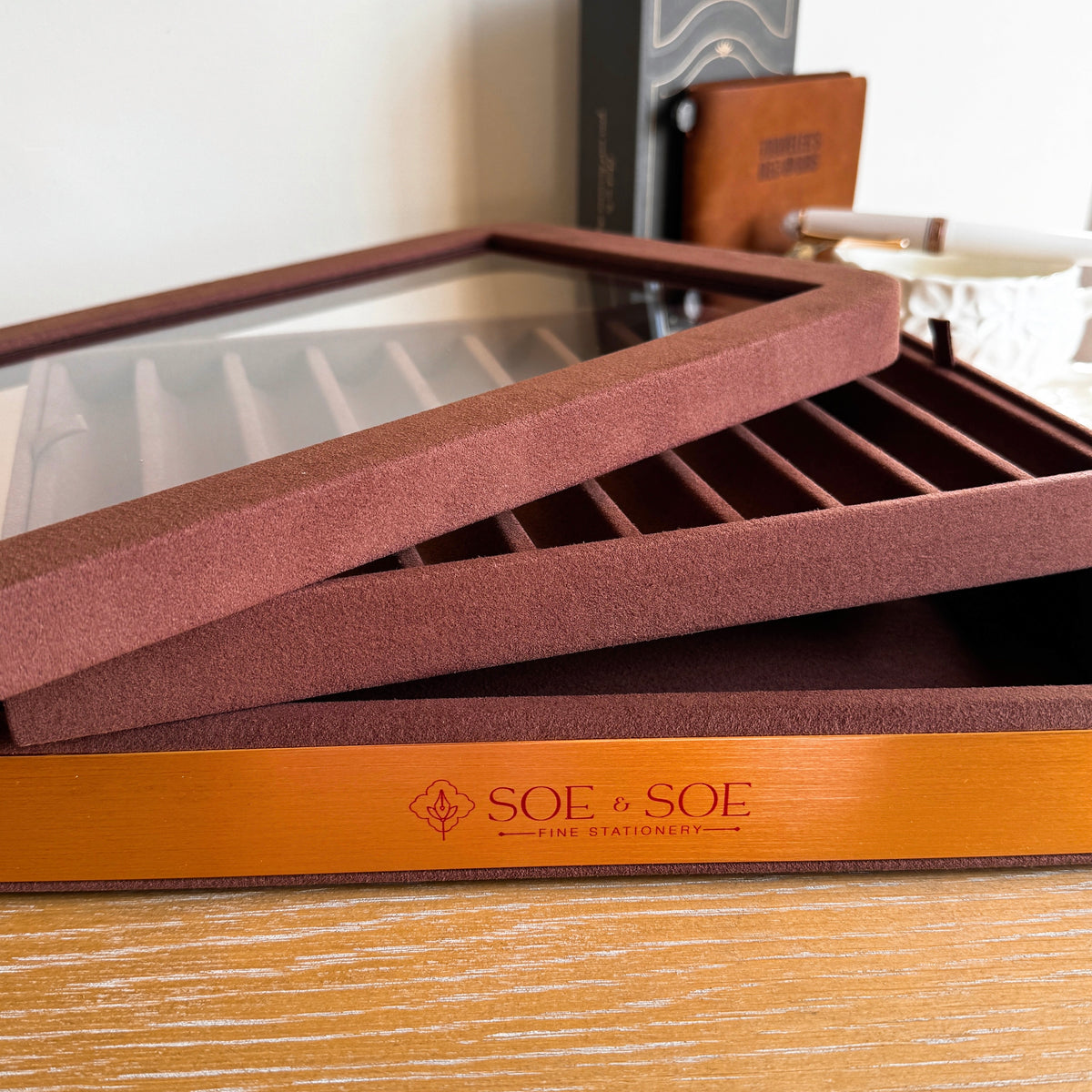Fountain Pen Tray - Mocha