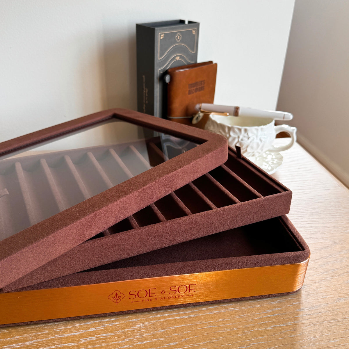 Fountain Pen Tray - Mocha