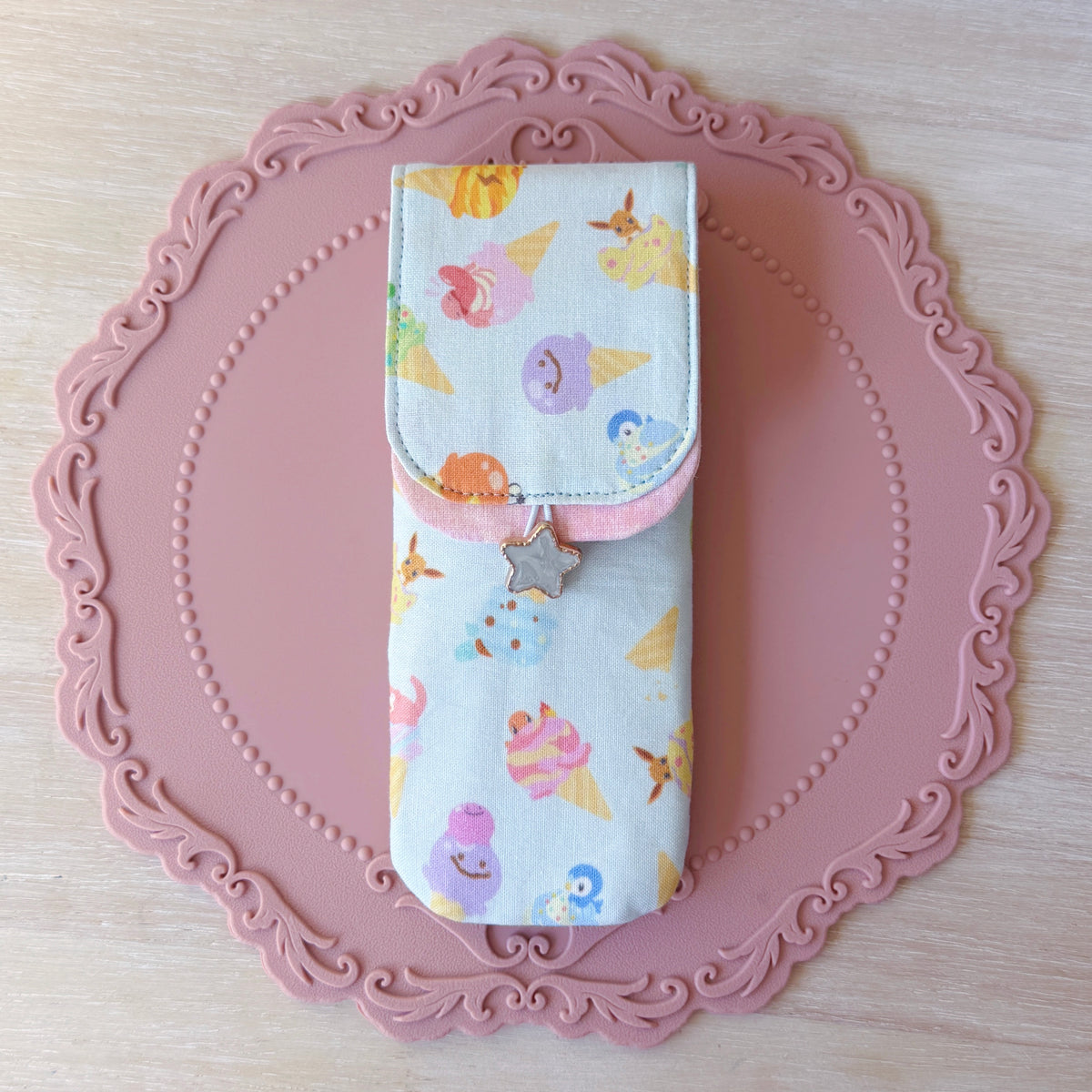 Handmade 3 Slot Gelato Pokemon Pen Case