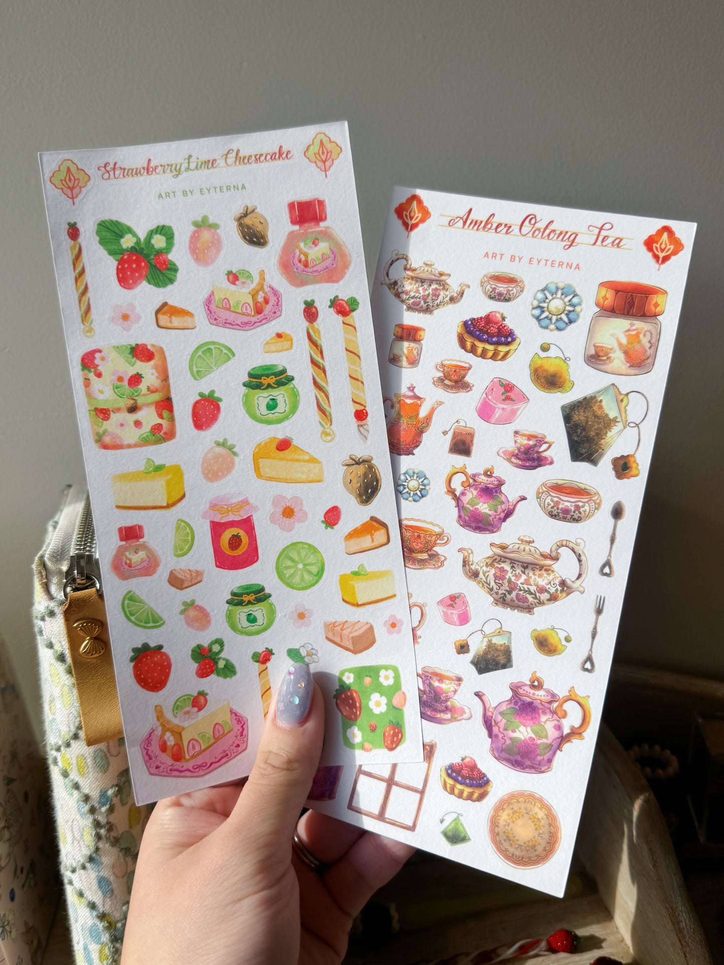 [Exclusive] Amber Oolong Tea Sticker Sheet