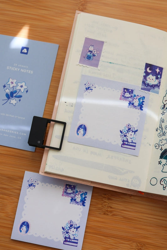 Star Rabbit Bouquet Sticky Notes