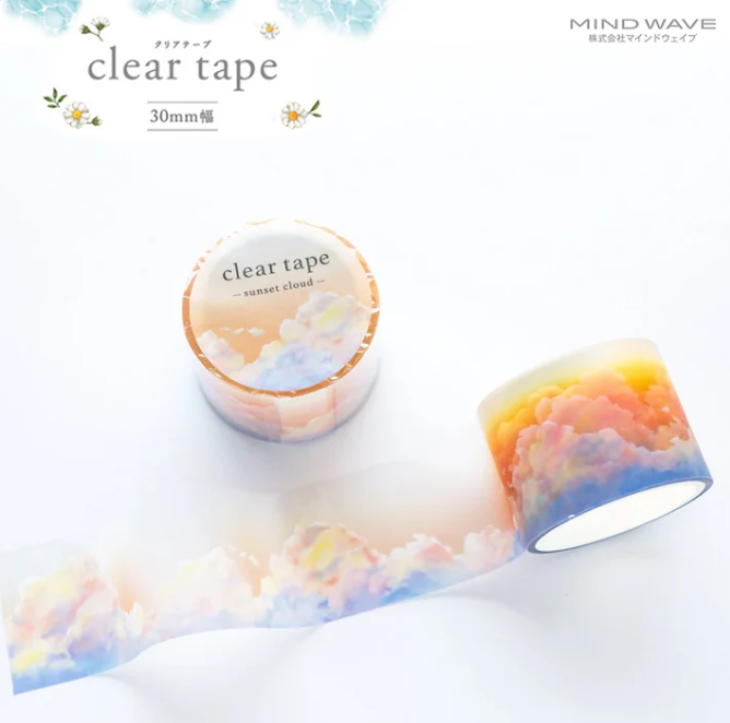 Sunset Cloud Clear Tape