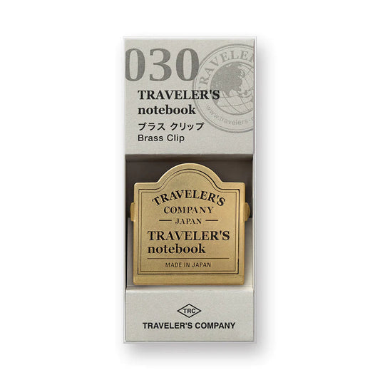 Traveler's Notebook Accessory - 030 Brass Clip