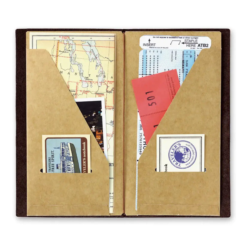 Traveler's Notebook Regular Insert - 020 Kraft Paper Folder