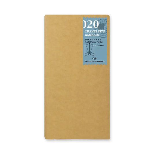 Traveler's Notebook Regular Insert - 020 Kraft Paper Folder