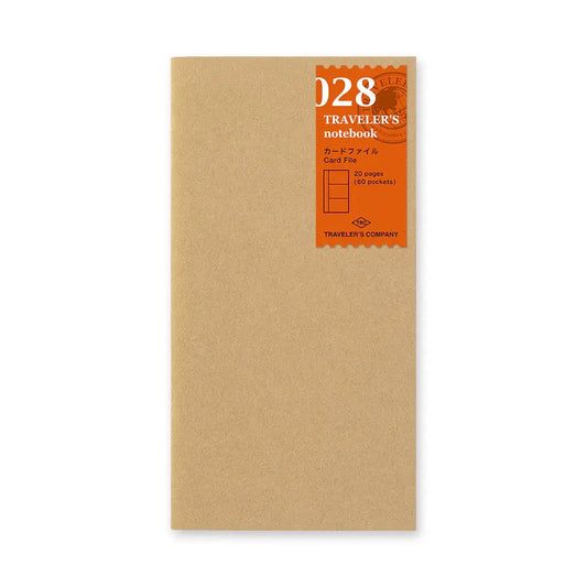 Traveler's Notebook Regular Insert - 028 Card File