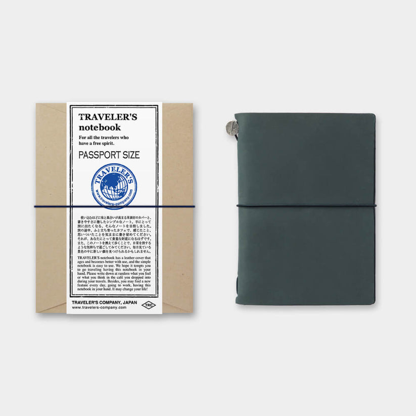 Traveler's Notebook Starter Kit Passport Size - Blue