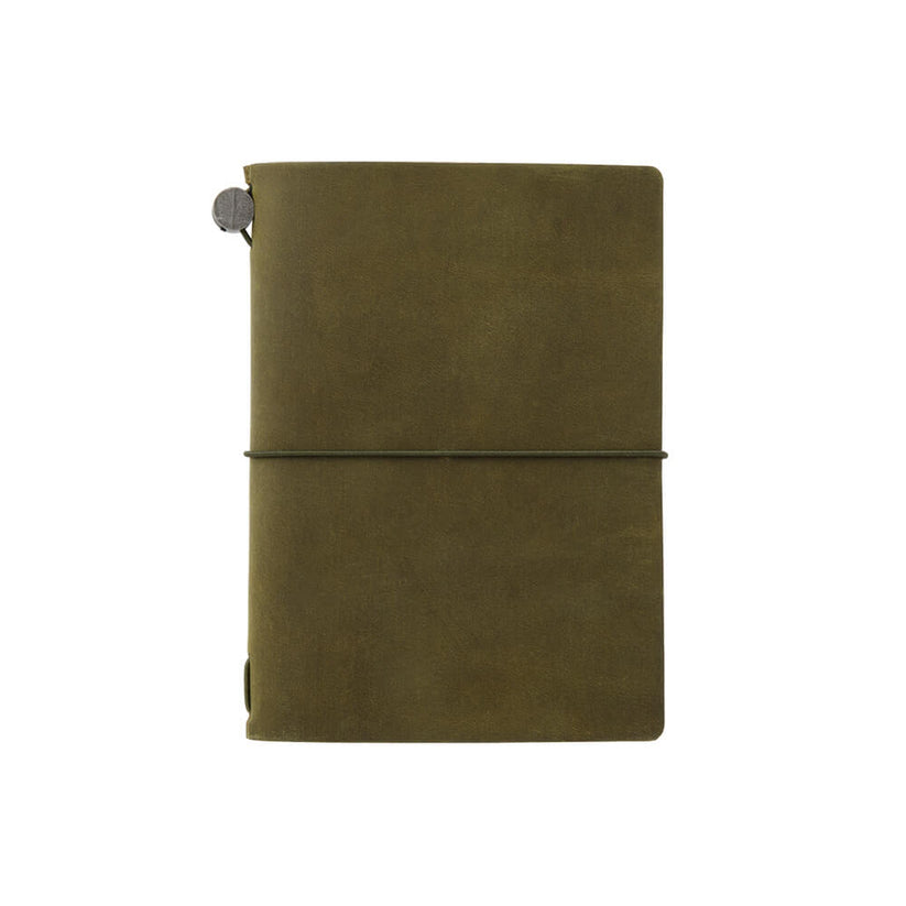 Traveler's Notebook Starter Kit Passport Size - Olive