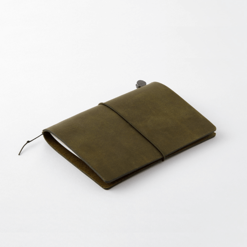 Traveler's Notebook Starter Kit Passport Size - Olive