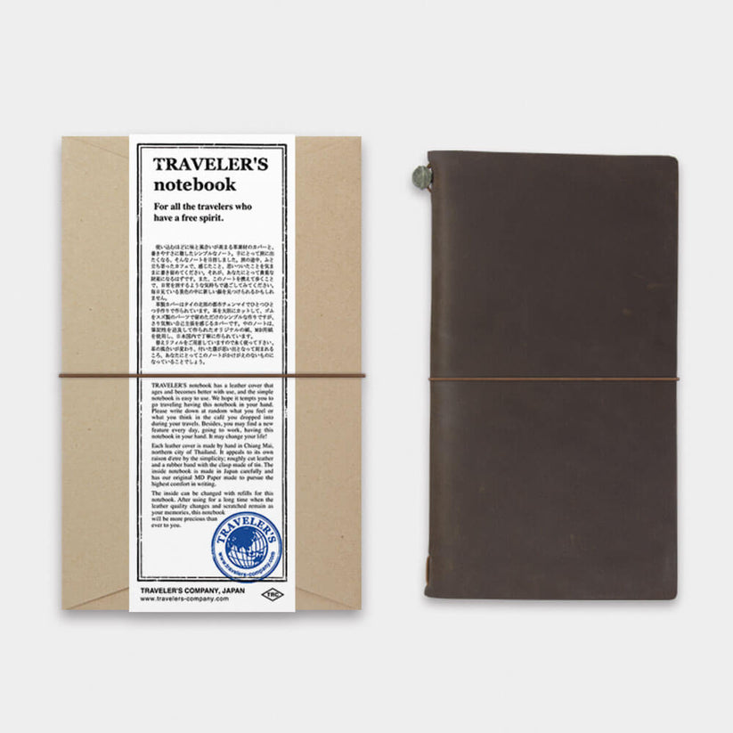 Traveler's Notebook Starter Kit Regular Size - Brown