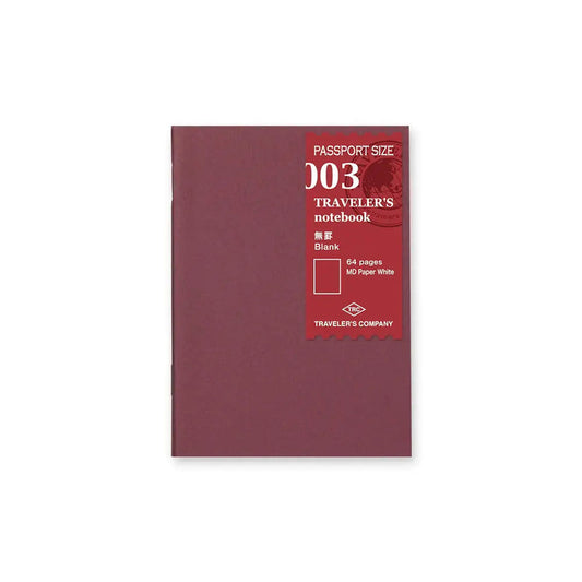 Traveler's Notebook Passport Insert - 003 Blank