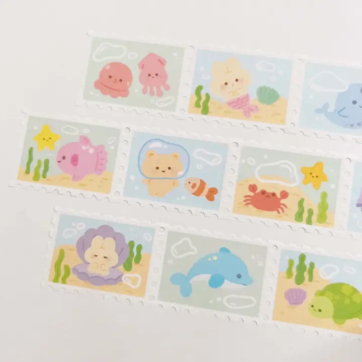 Underwater Stamp Washi Tape