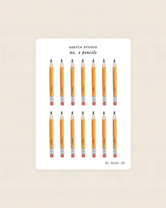 No.2 Pencils Sticker
