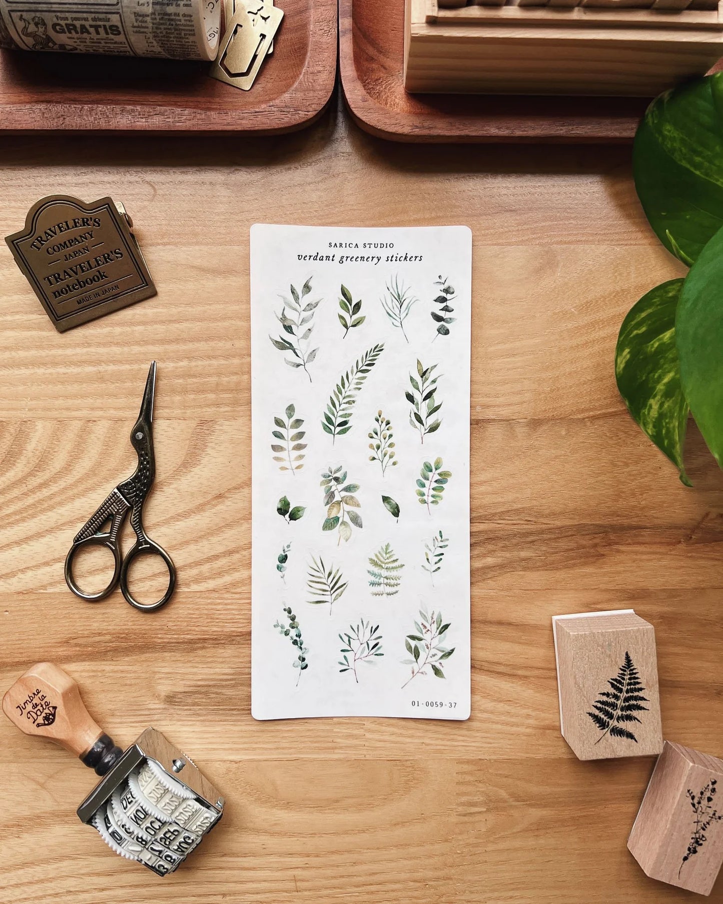 Verdant Greenery Sticker