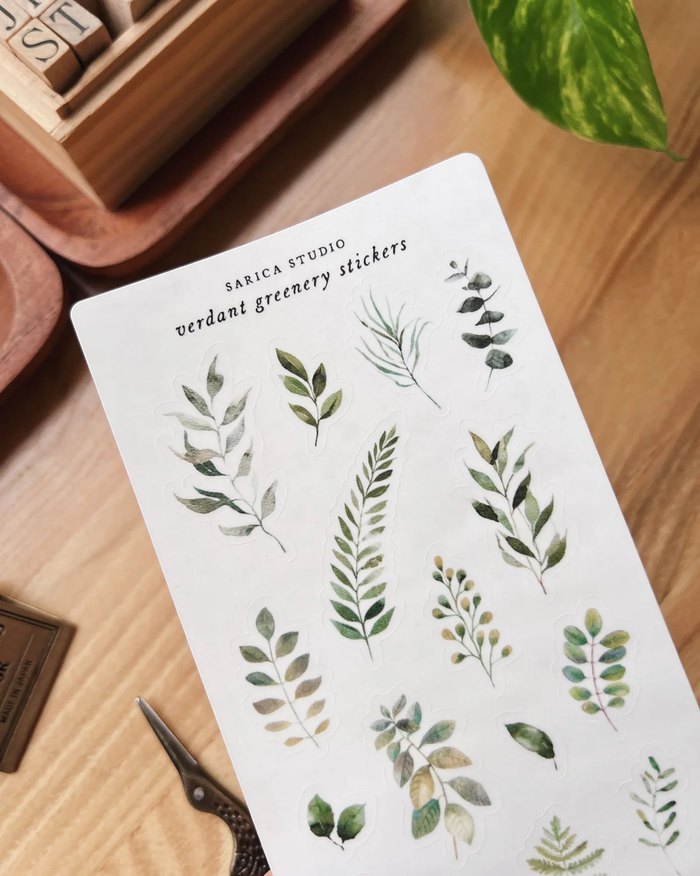 Verdant Greenery Sticker