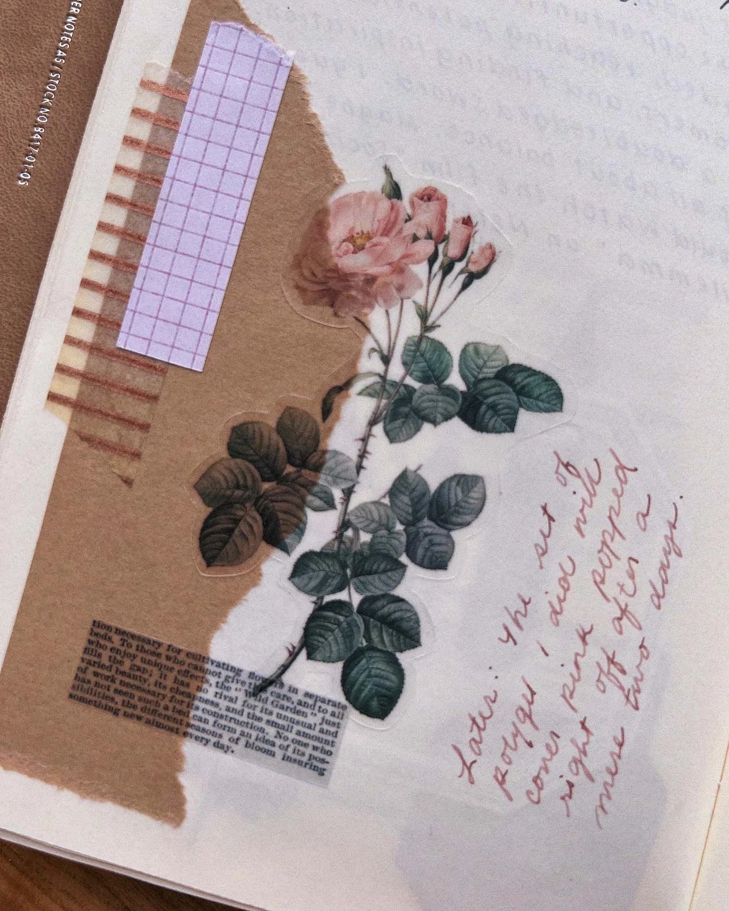 Vintage Roses 02 Sticker by Sarica Studio