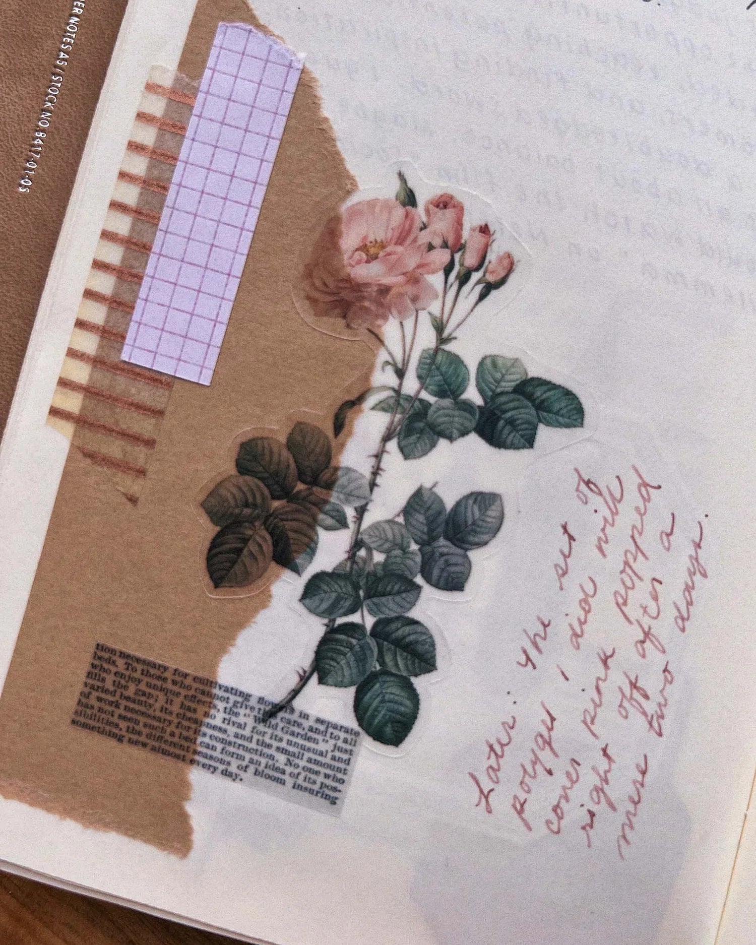 Vintage Roses 02 Sticker by Sarica Studio