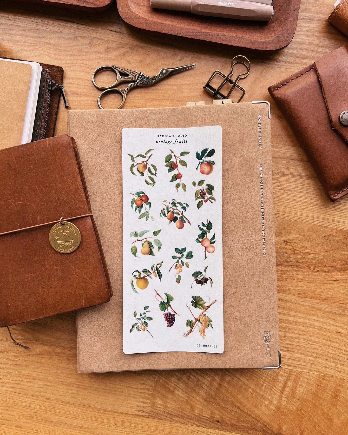 Vintage Fruits Sticker by Sarica Studio