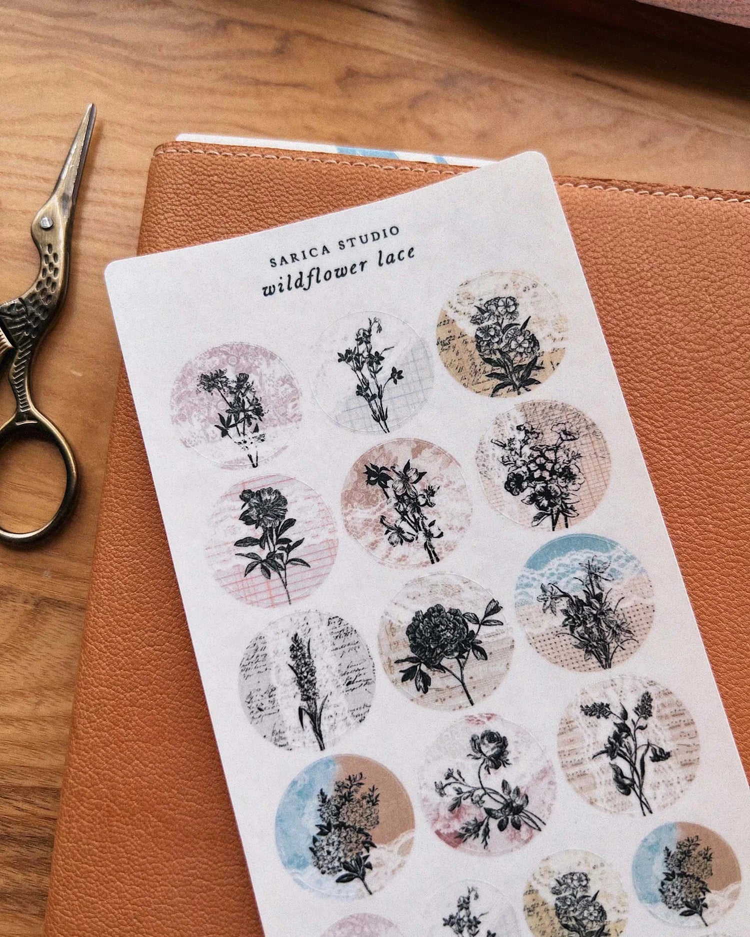 Wildflower Lace Sticker by Sarica Studio