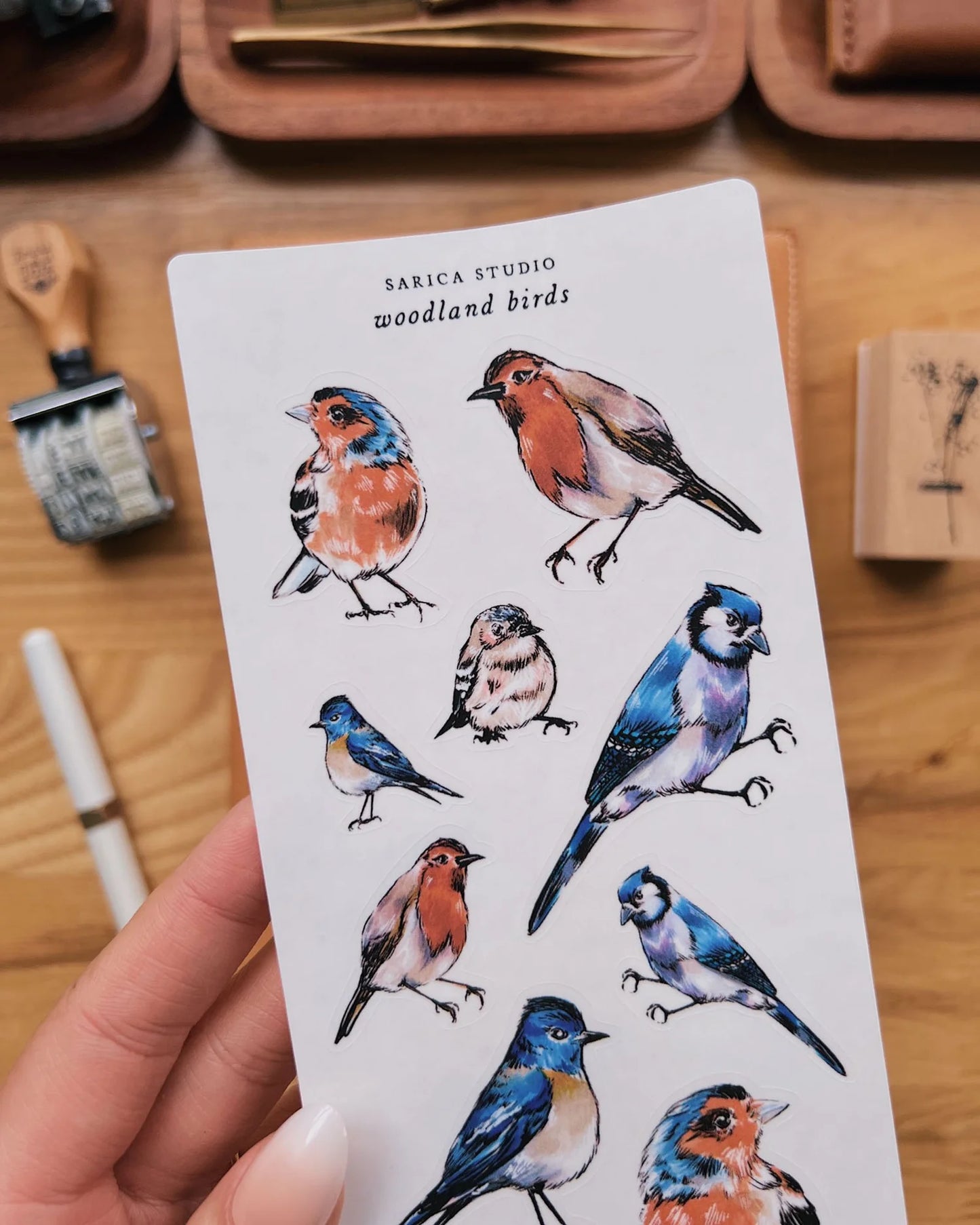 Woodland Bird Sticker