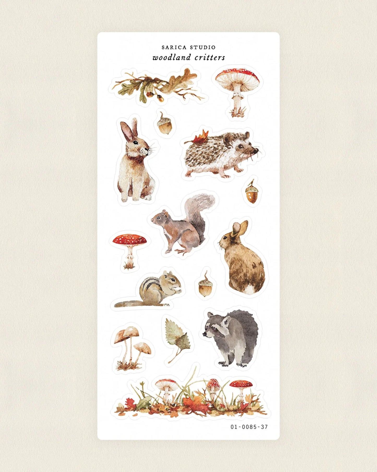 Woodland Critters Sticker