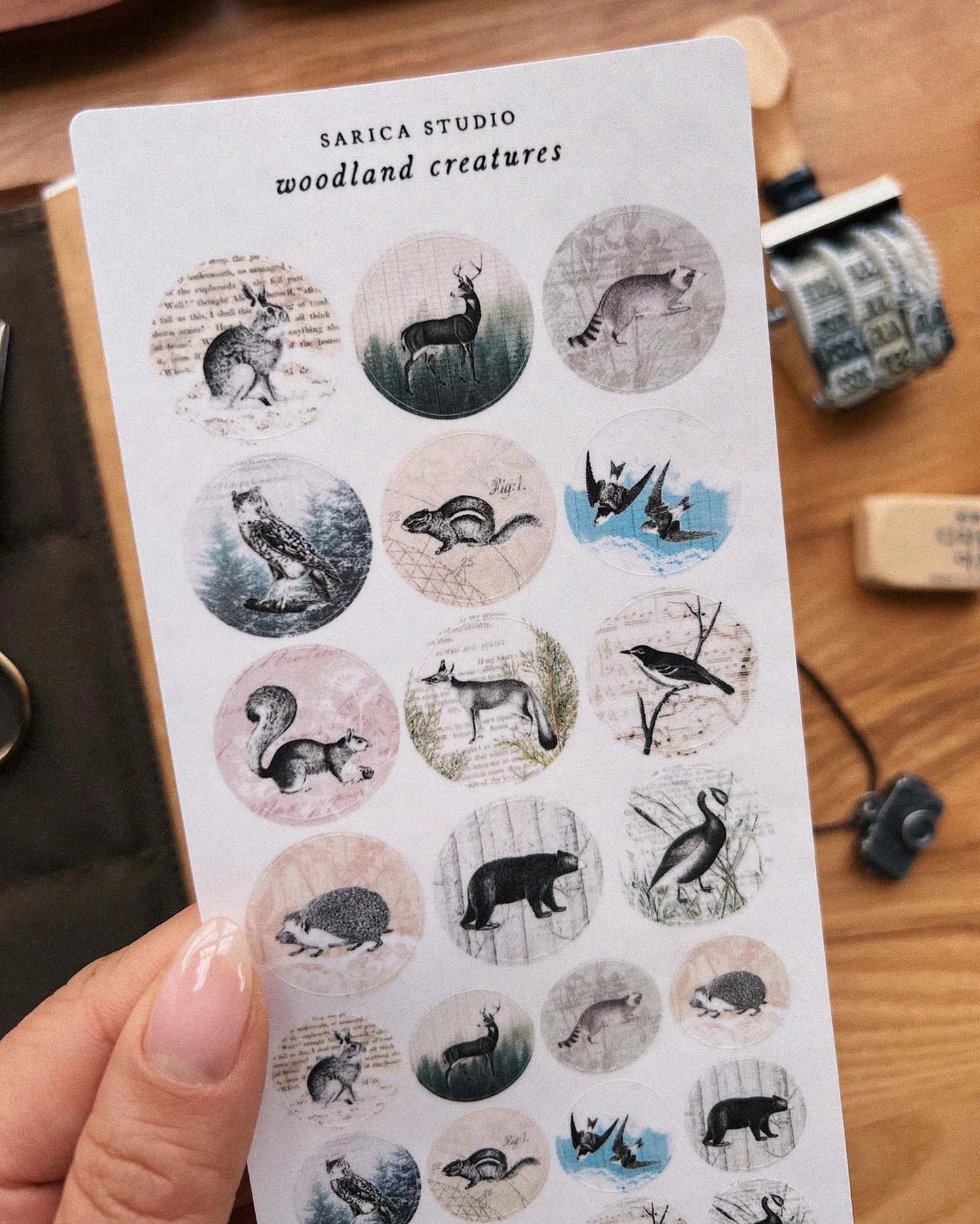 Woodland Creatures Sticker