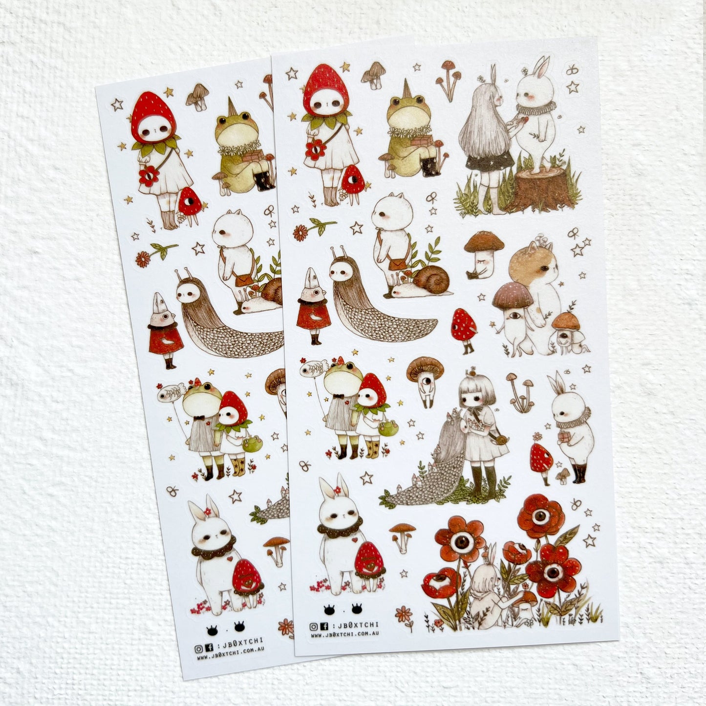 Woodland I Washi Sticker Sheet